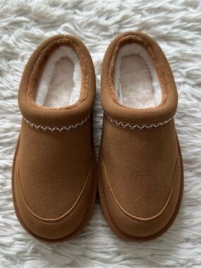 PatPat Little Kids Brown Cozy Lined Slippers Size 13 New In Box